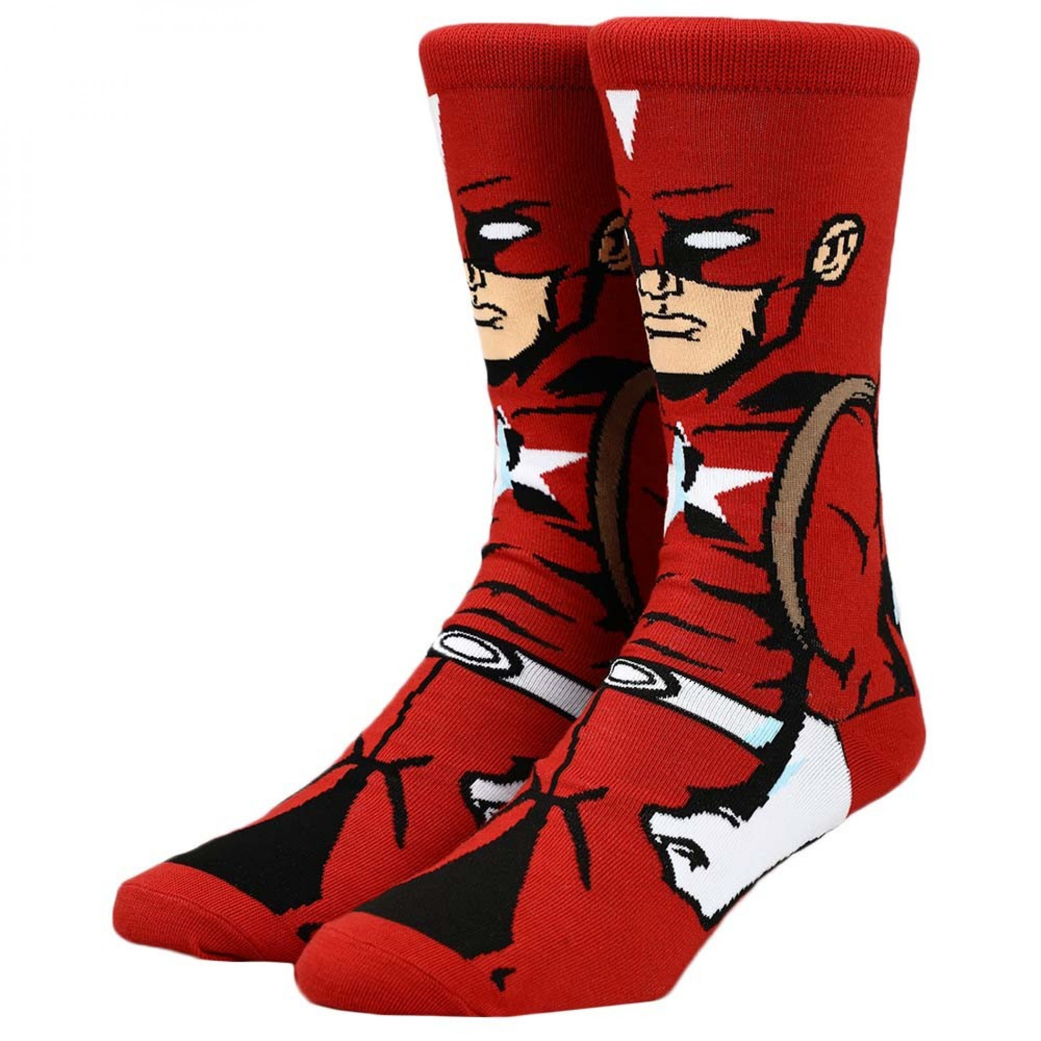 Marvel Black Widow Red Guardian 360 Character Socks
